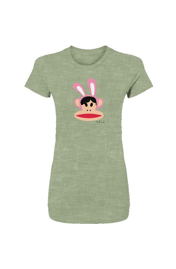 Bunnius Women 39 s Heather Slim Fit Tee