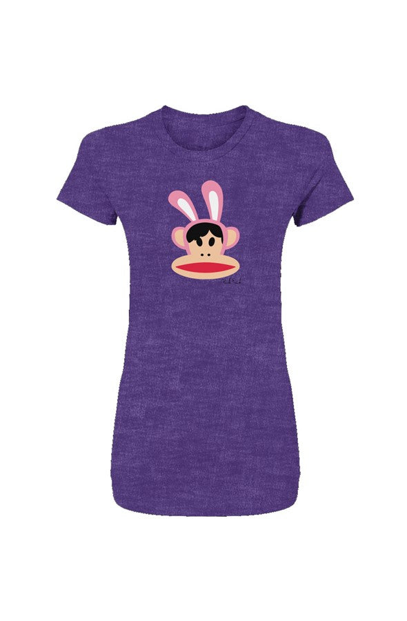 Bunnius Women 39 s Heather Slim Fit Tee
